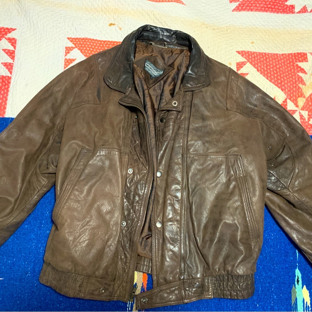 80’s Members Only Leather Jacket